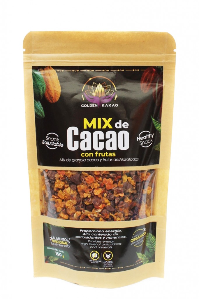 Mix cacao frutas 150gr golden