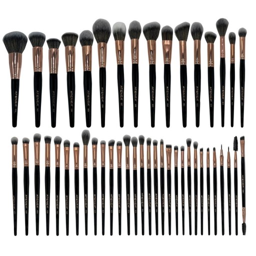 KIT DE BROCHAS DE MAQUILLAJE FLAWLESS X46 PCS